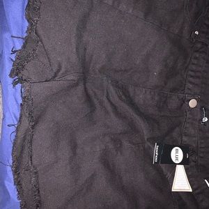 Black denim jean sexy shorts 🖤 never worn